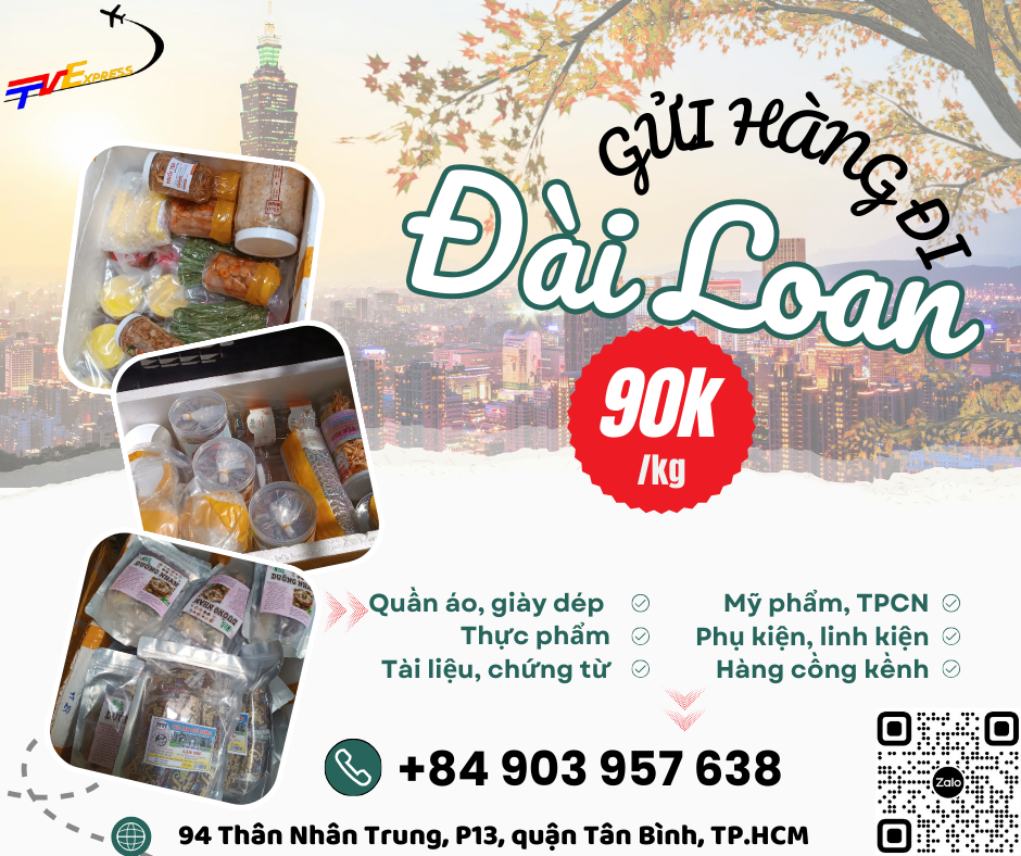 Gửi hàng đi Đài Loan - Tiến Việt Express